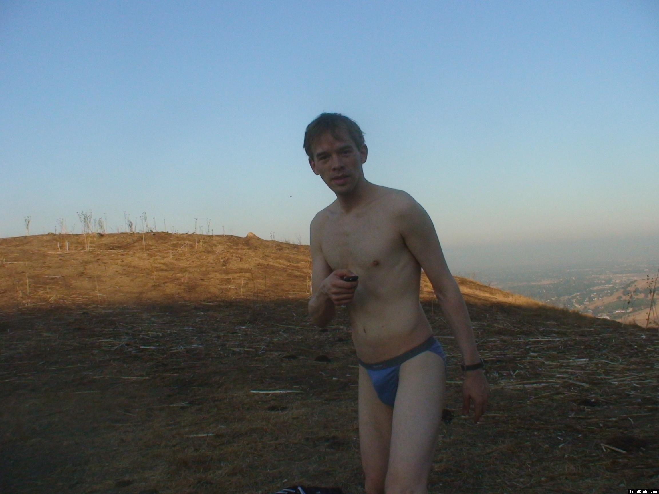 Blue hanes thong