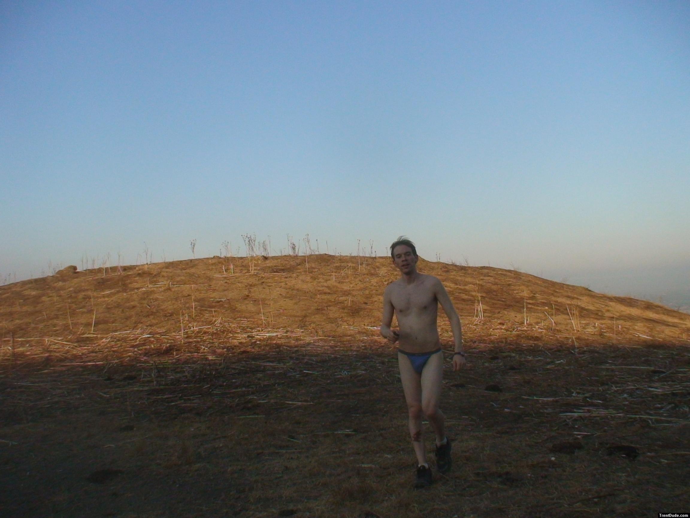 Total freedom running around in a string bikini
