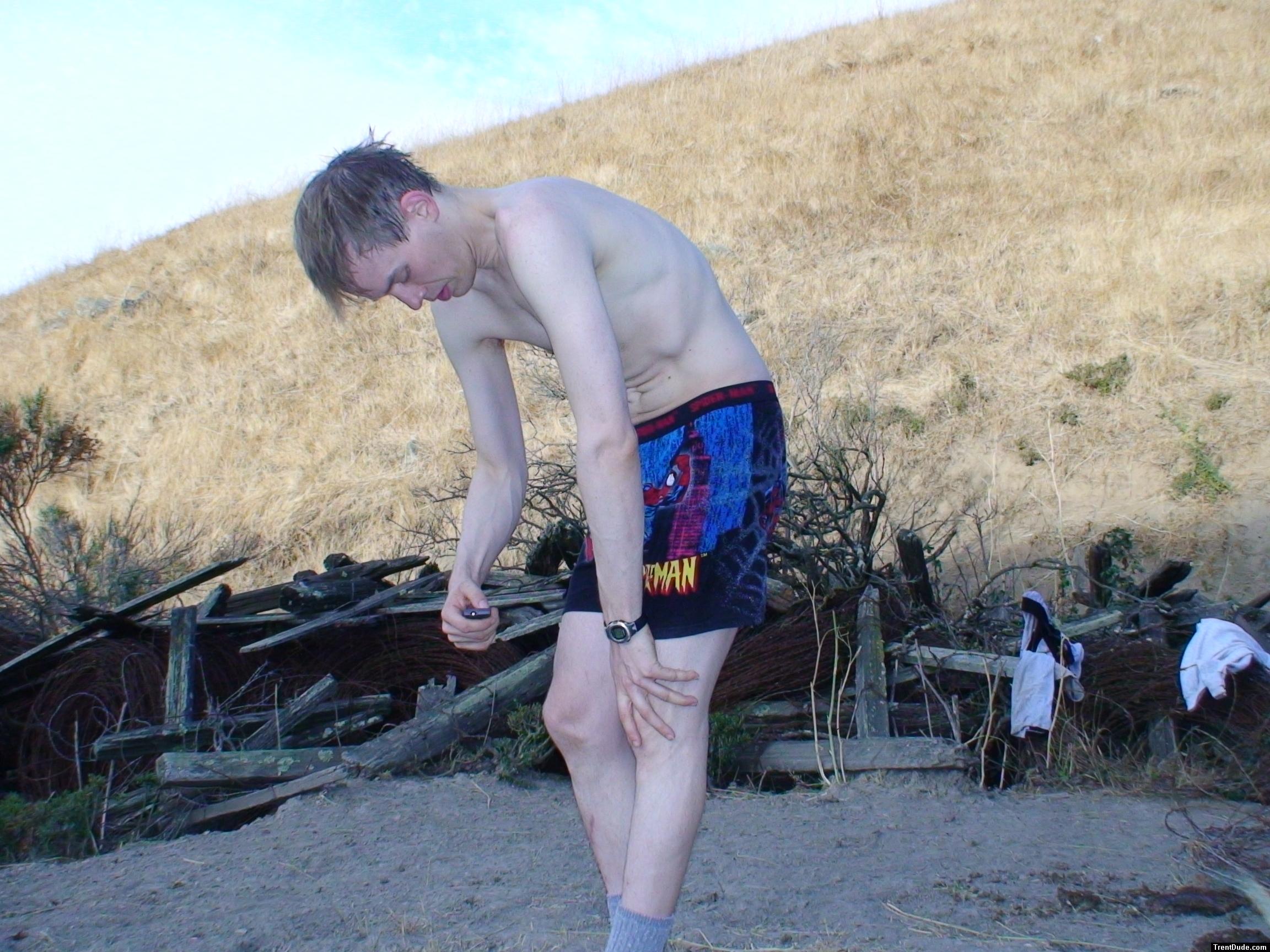 Checking out the boxers
