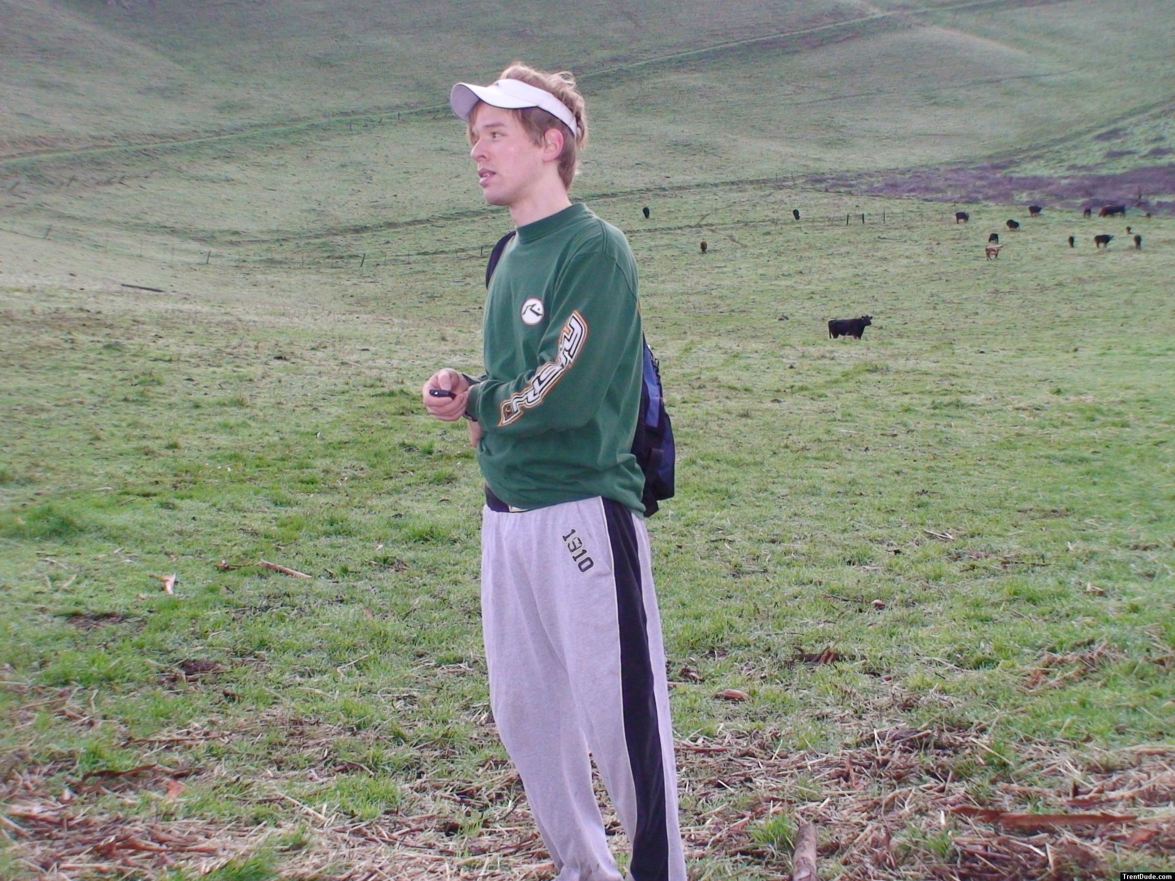 Happy that the cows have been rounded up