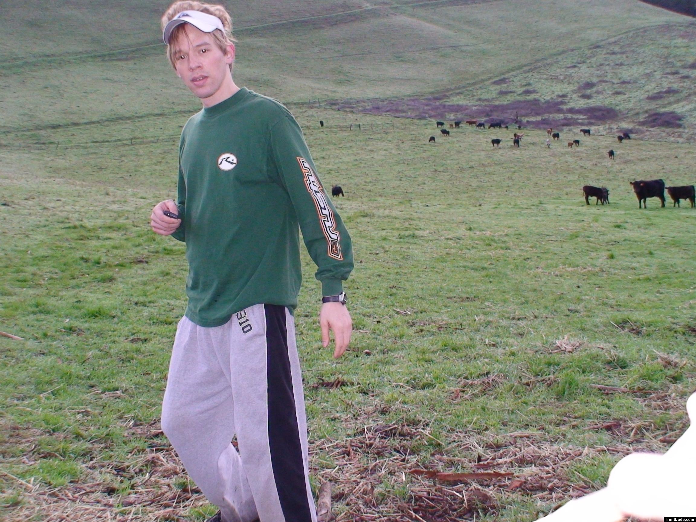 Rusty T shirt (long sleeve) and grey sweat pants