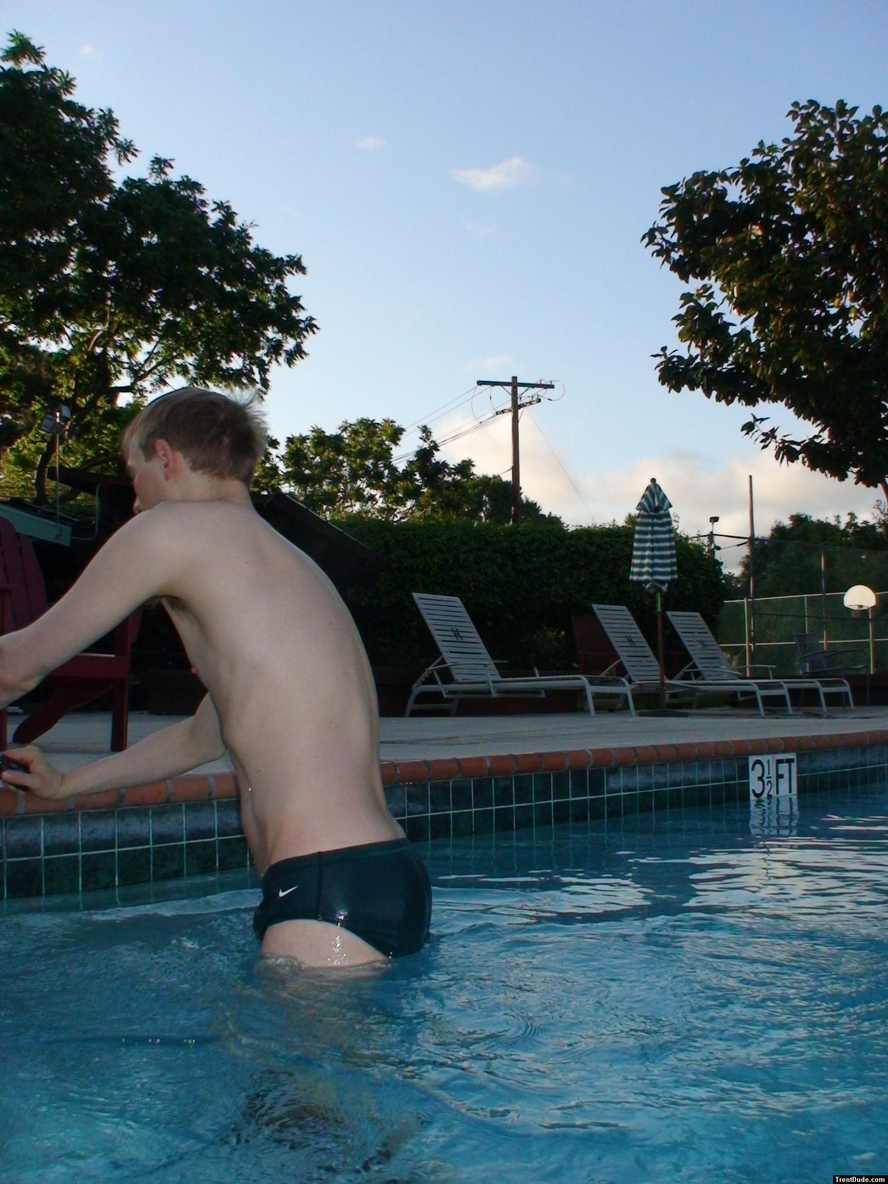 Nike green speedo (back)