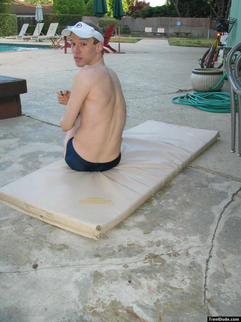 Wondering where his coach went