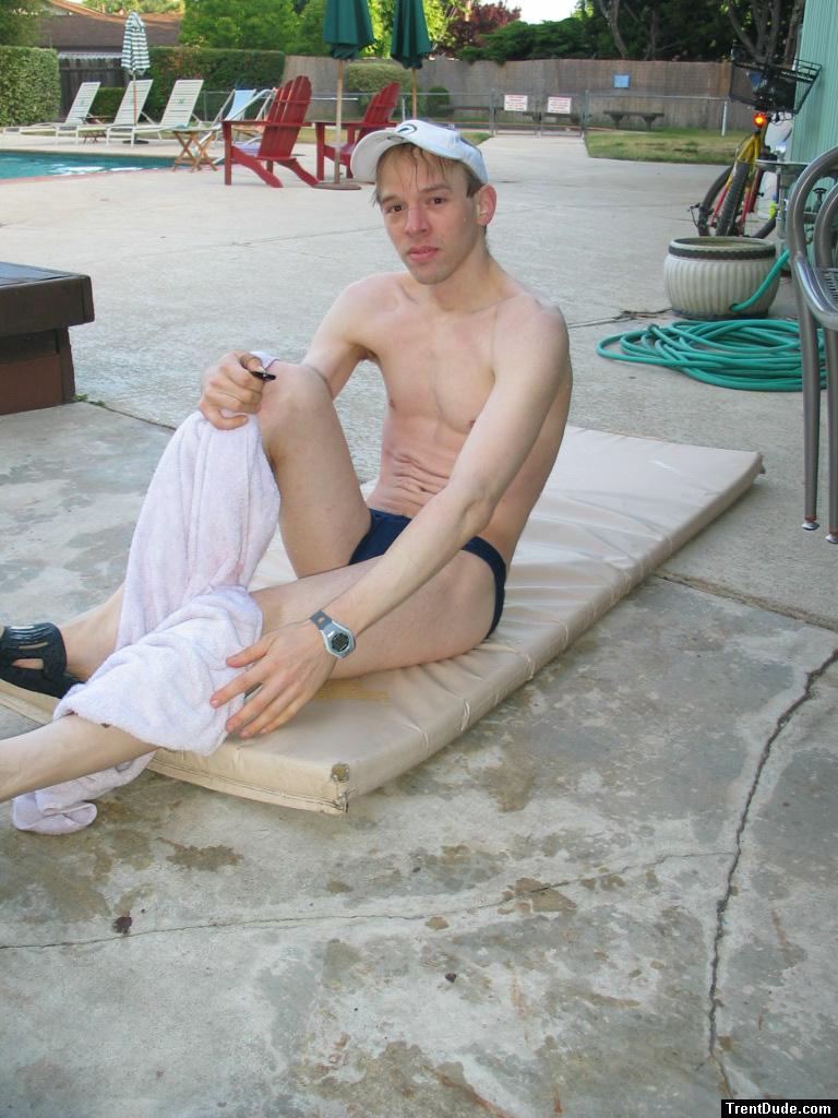 Drying off on the matt