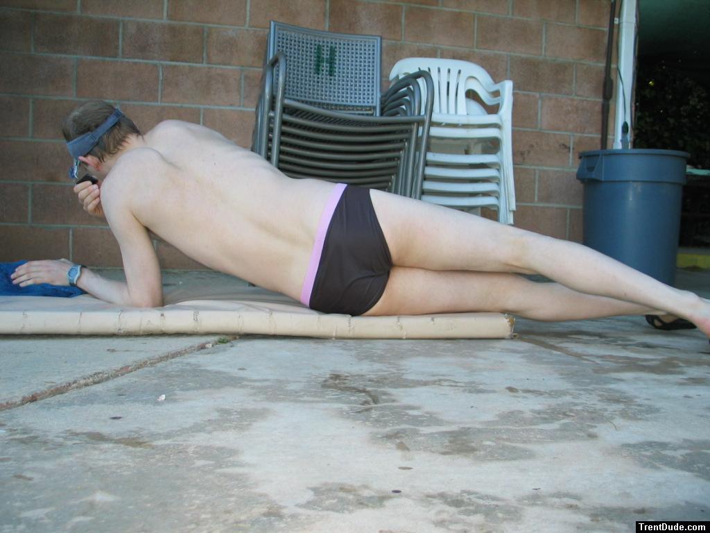 rear on the exercise matt