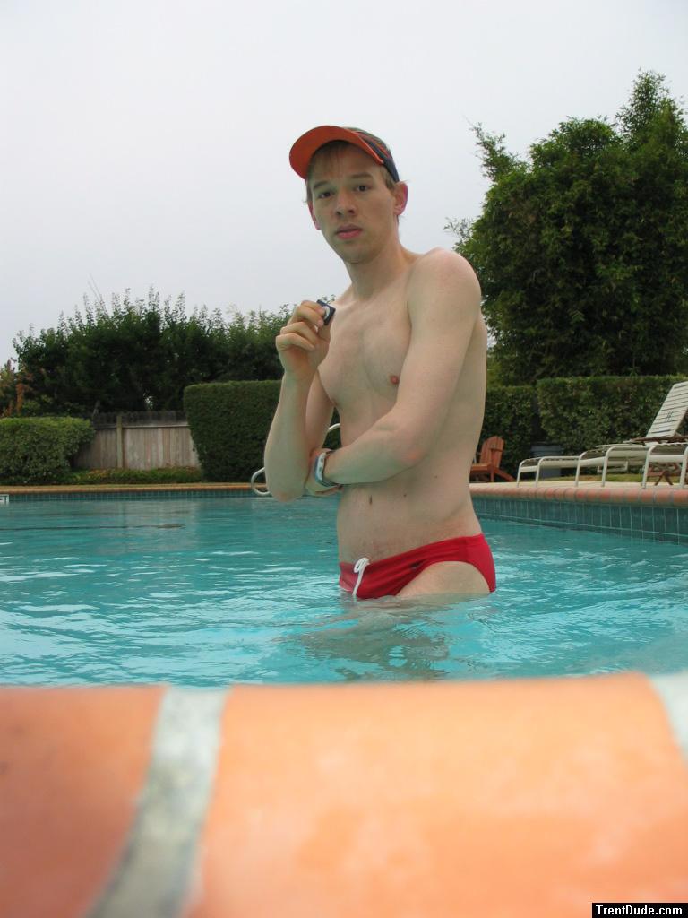 in the water