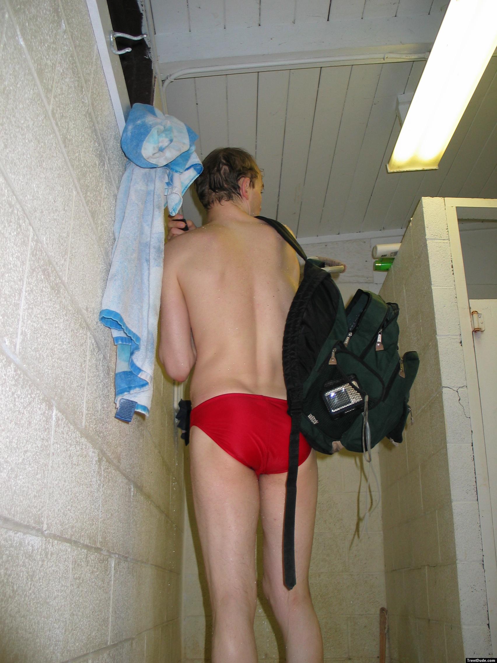 He just heard someone in the locker room