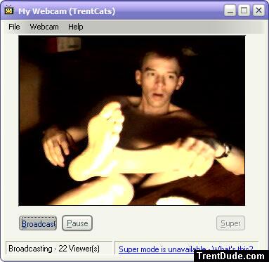 Leg on the table
