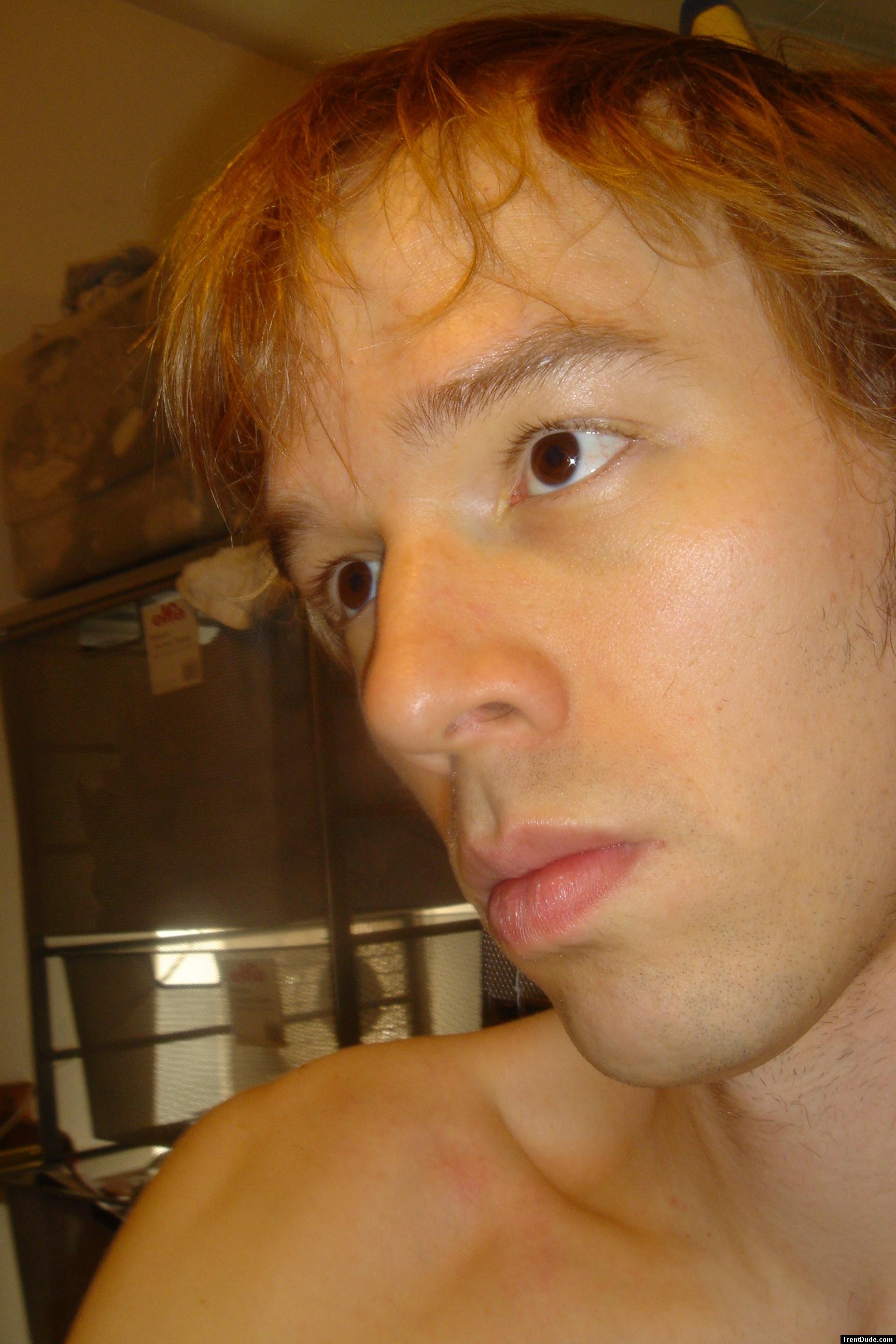 Closeup of side of face -  eyelashes visible in full size photo