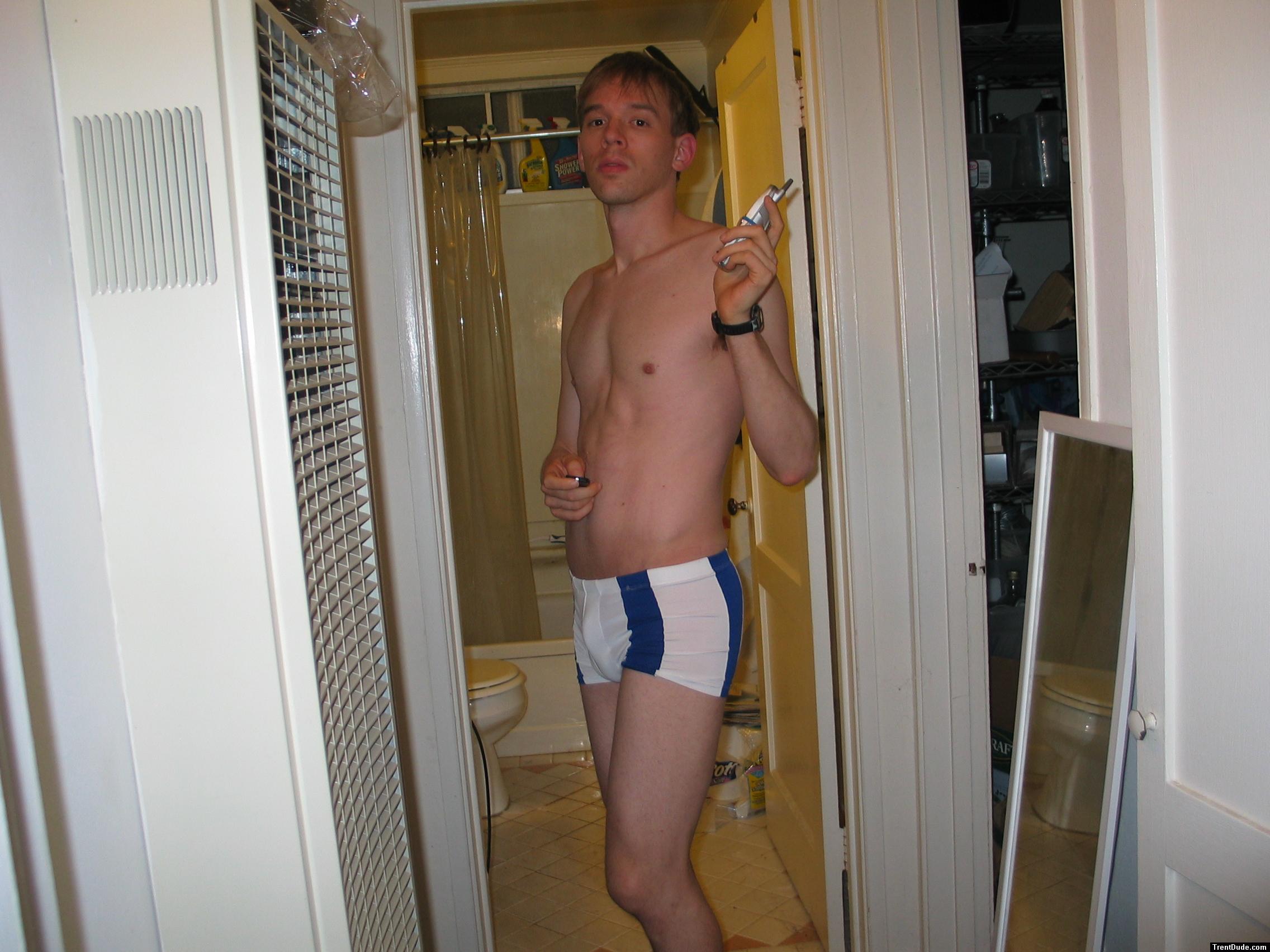 Trying to look like a movie star