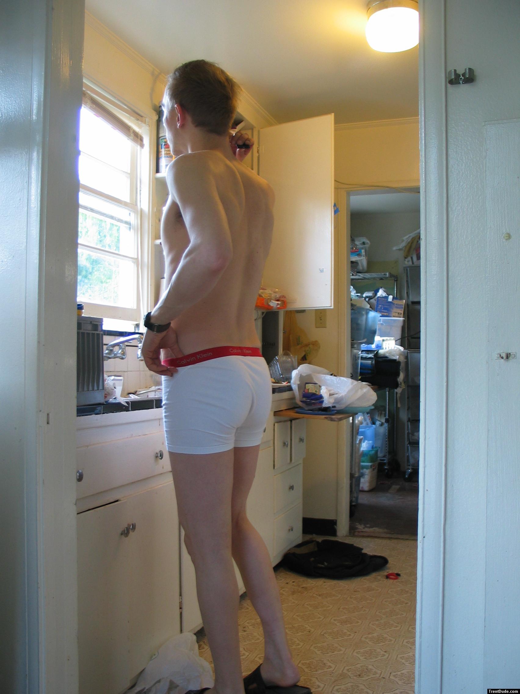 Calvin Klein boxer briefs (rear)