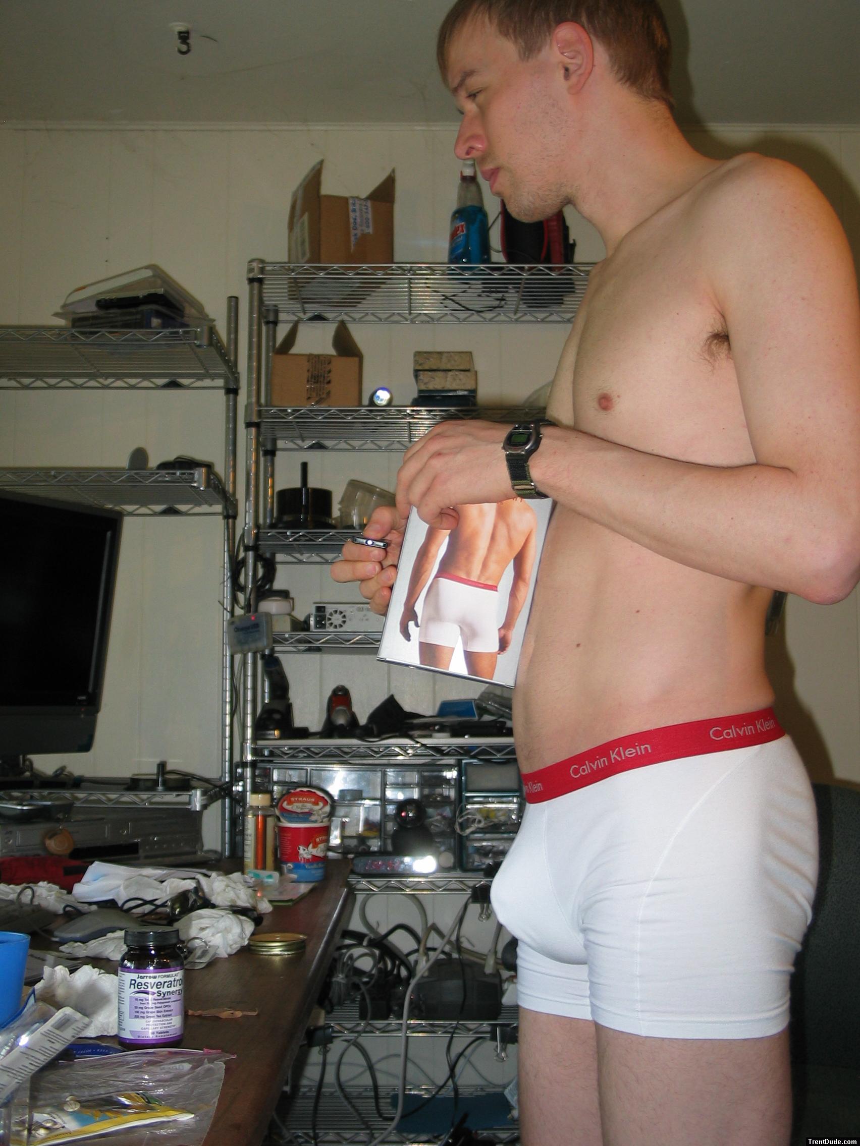 dreaming about being a Calvin Klein model