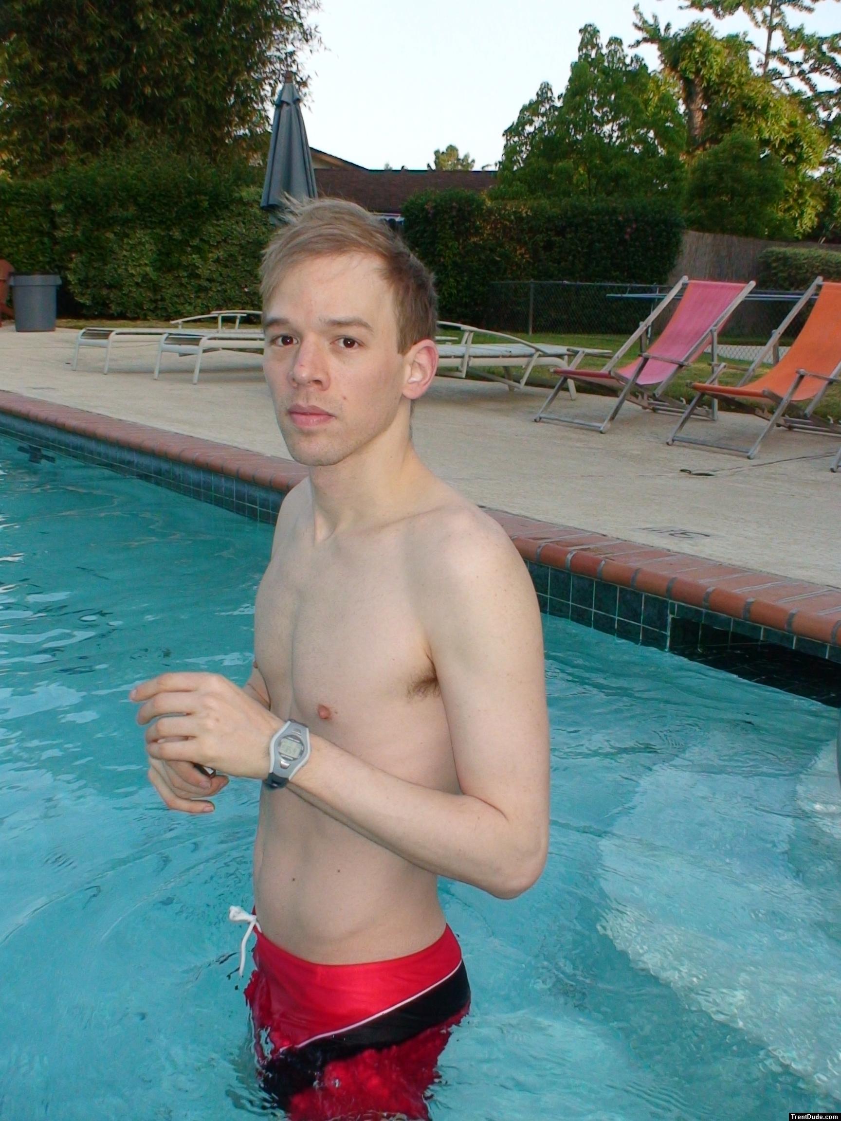 swimmer wearing Speedo Square Leg Trunk (best)!