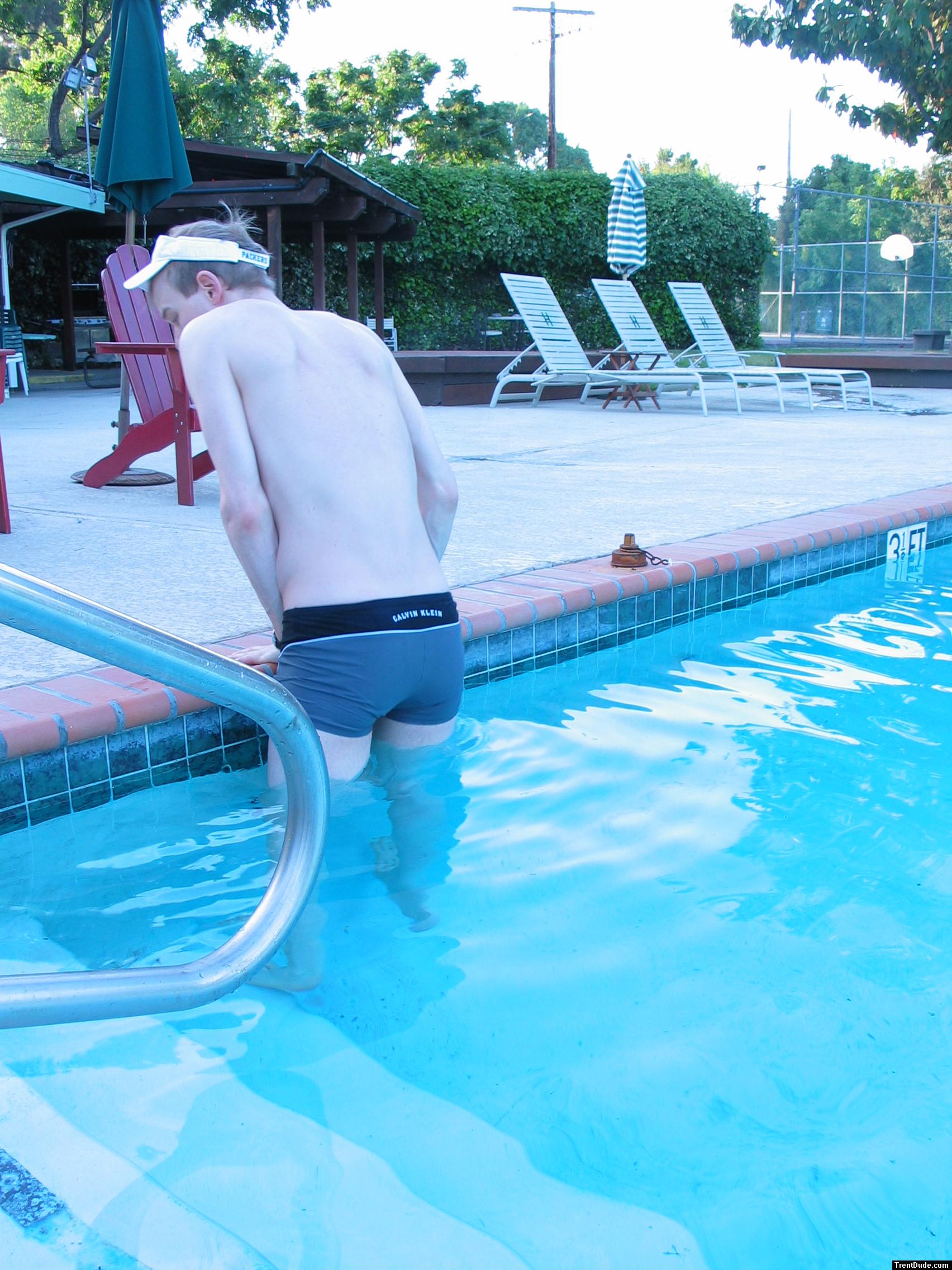 rear and back (Calvin Klein swim boxer)