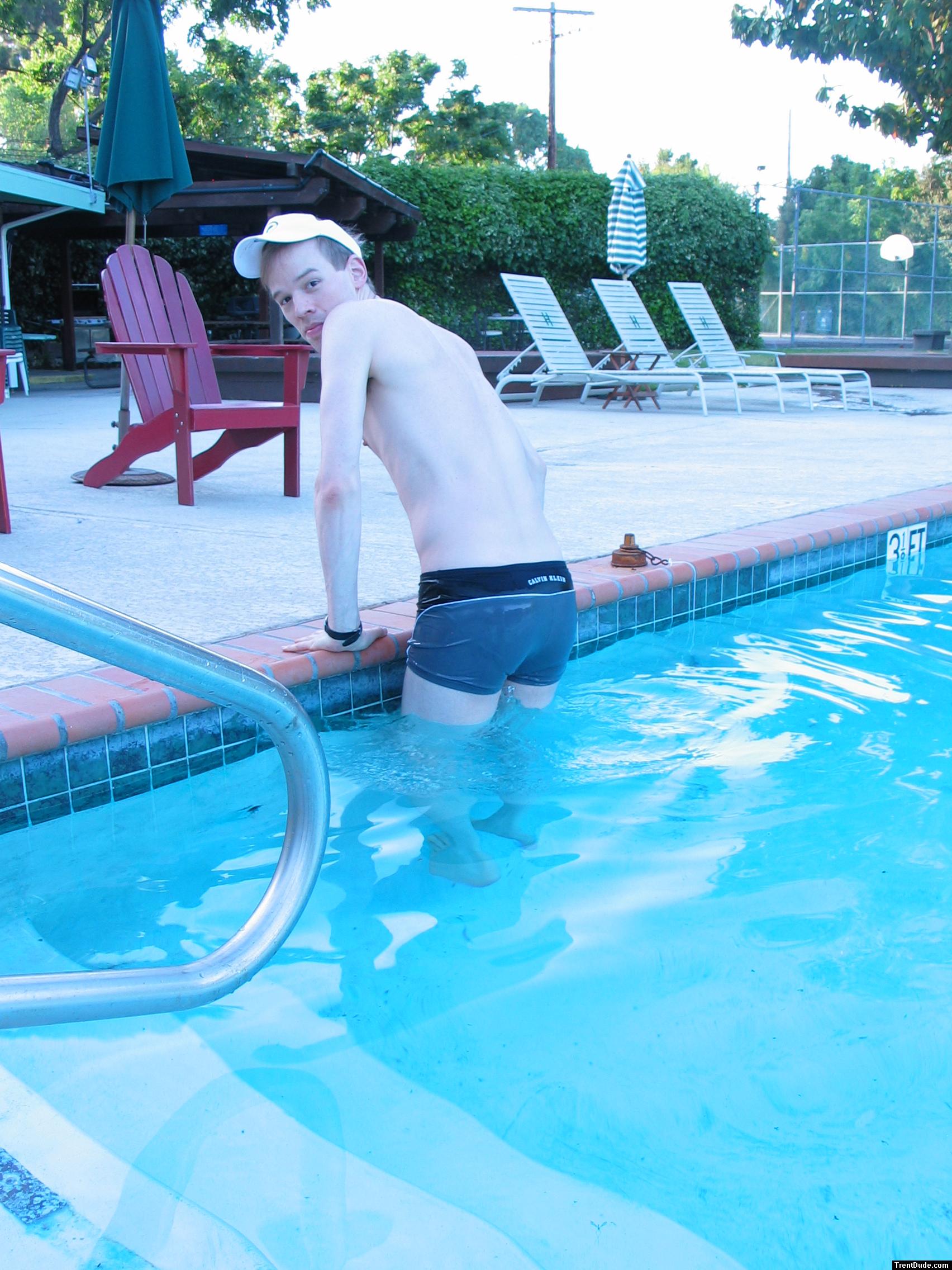 rear and back (Calvin Klein swim boxer)