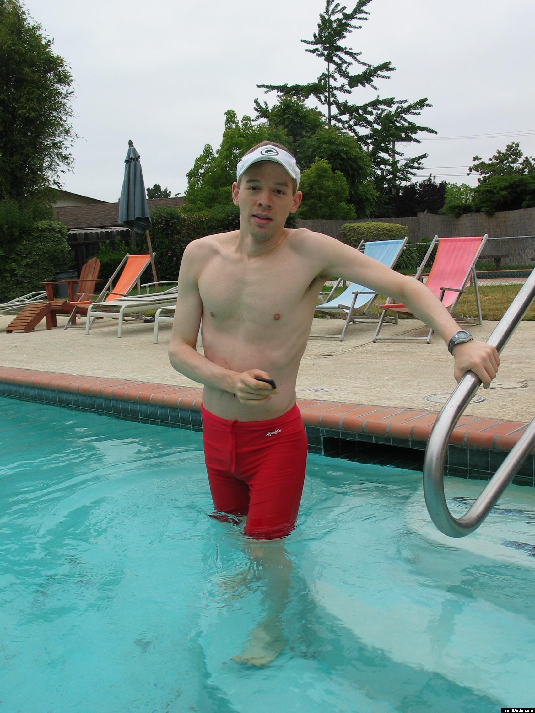 Dolphin swimwear red jammer