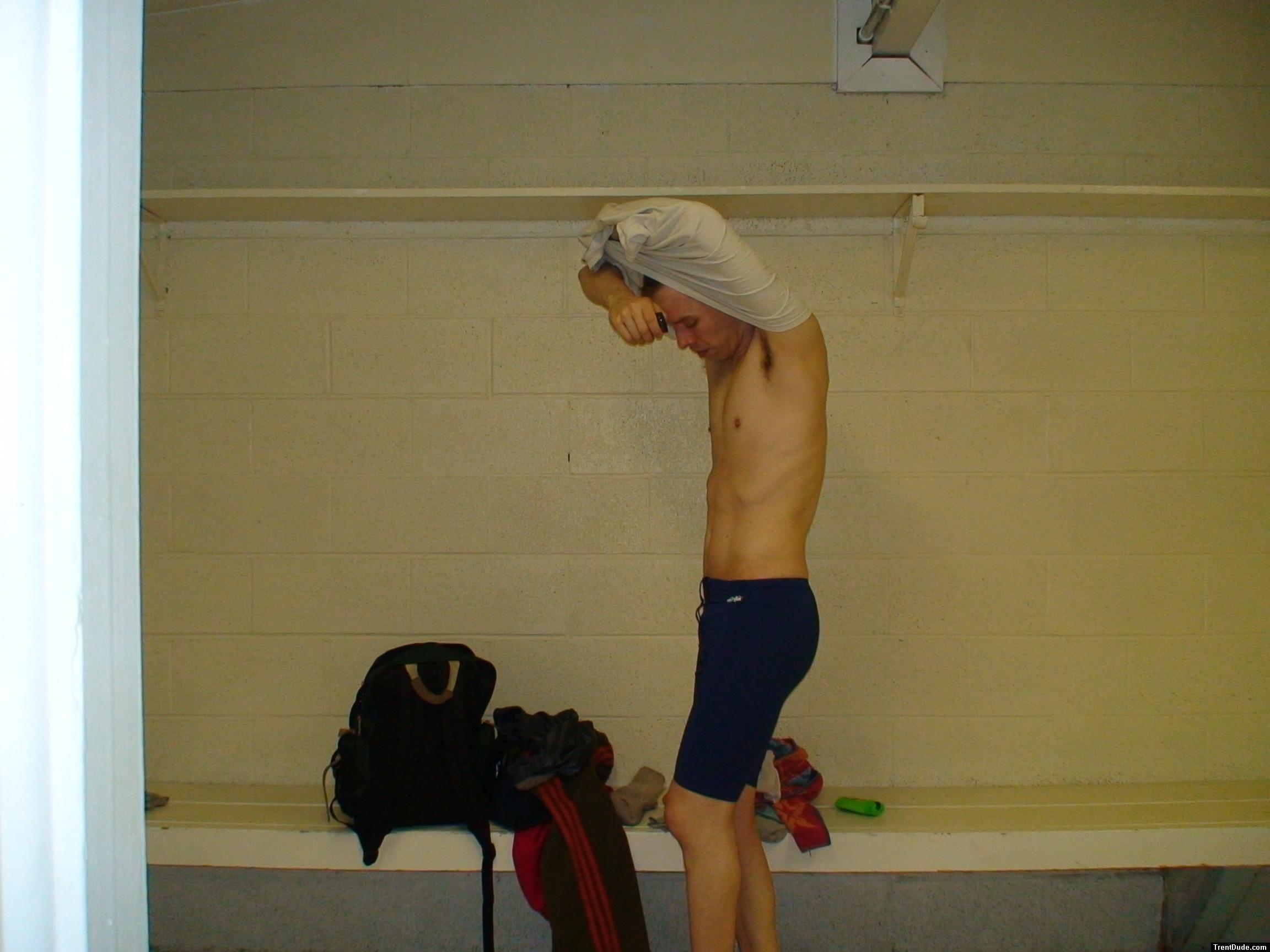 Removing his t-shirt (armpit)