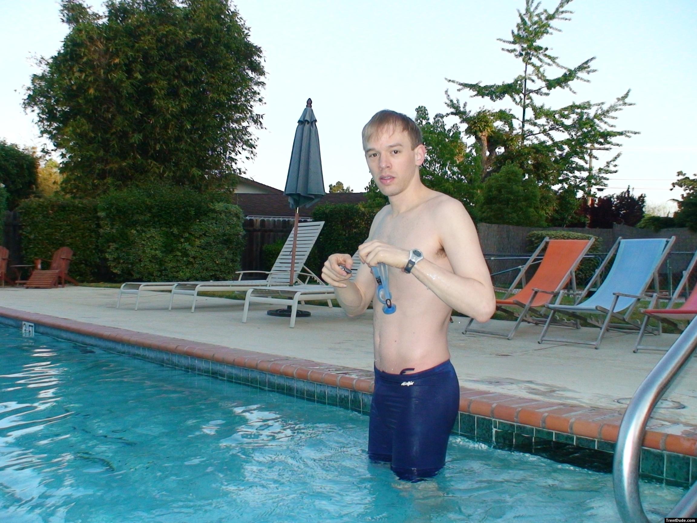 Morning workout - blue dolphin jammers