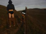 Taking a leak on the farm (butt!) wearing Novara Padded Bike Briefs -  from REI.com