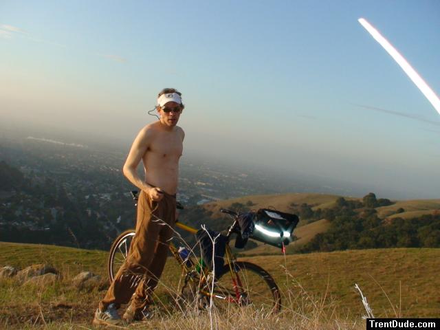 shirtless biker