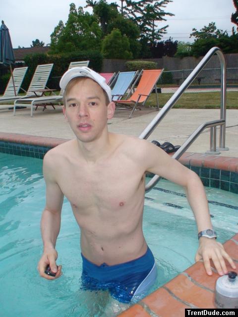 Swimmer in the water