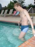 Checking out the water -  Calvin Klein swim boxer
