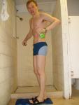 Swimmer in a swim boxer (abs)