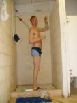 Is that a white speedo hanging on the wall?