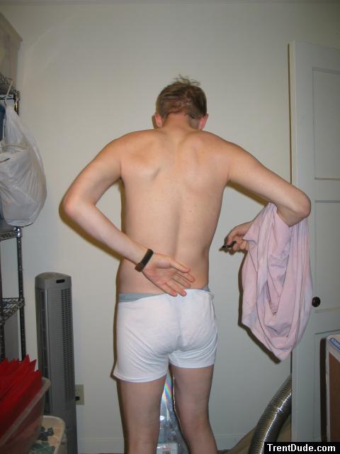 adjusting the waist band - Hanes boxer briefs