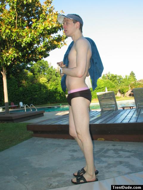 Here comes the girl's swim team