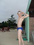 swimmer stretching in a Speedo (Speedo Fastskin Royal Blue brief from speedousa.com)