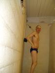 in the locker room