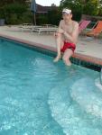 Foot near the water!