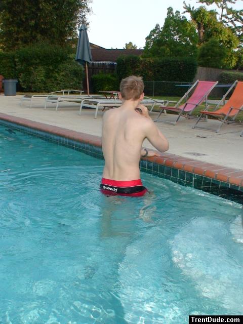 back and Speedo logo