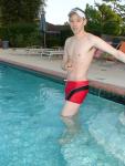 Posing before swim practice