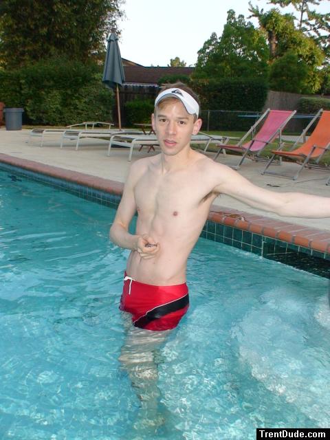 Posing before swim practice