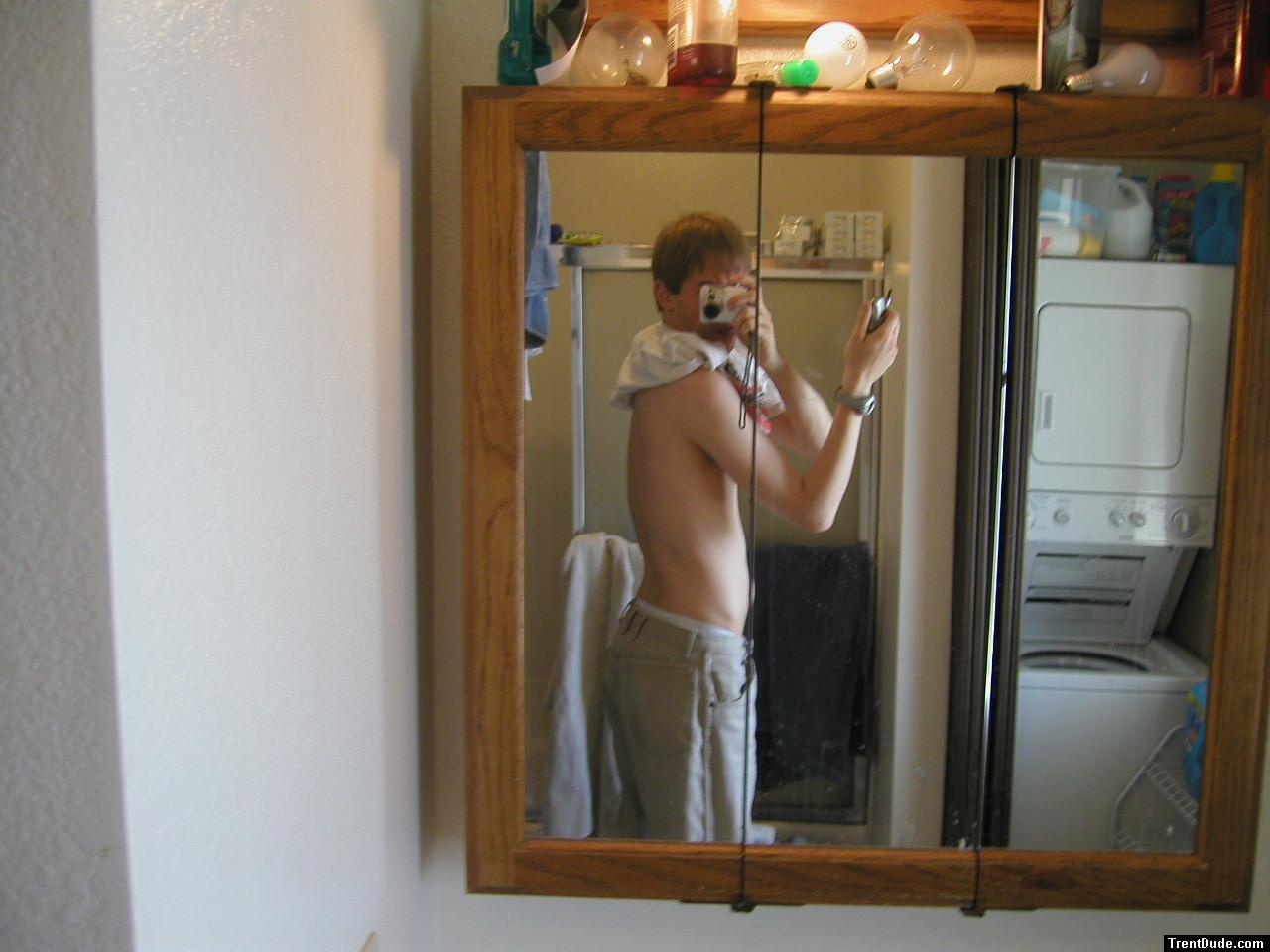 Tan Wrangler jeans