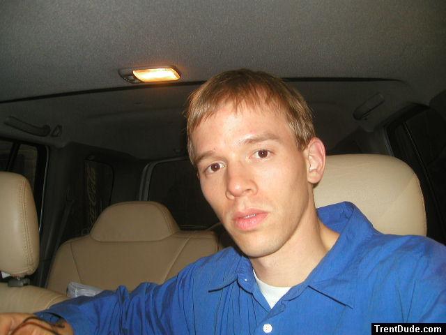 Trent in a blue shirt