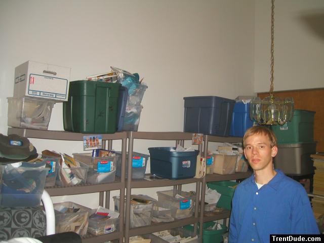 Trent in a blue shirt