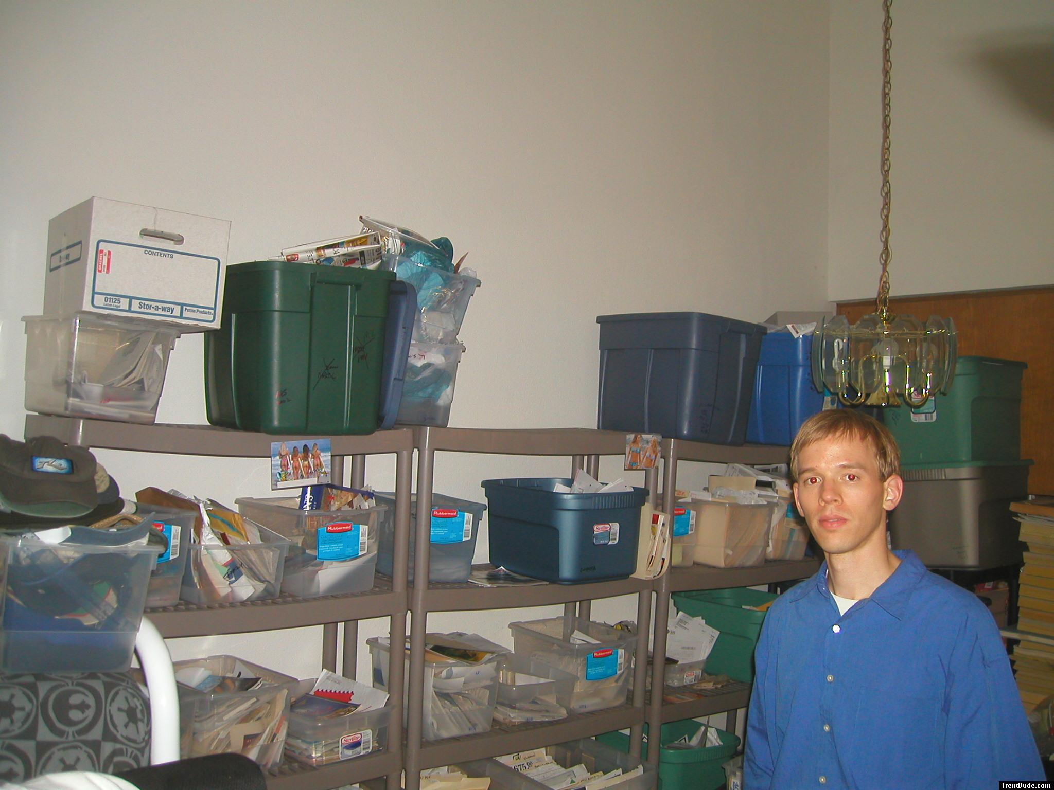 Trent in a blue shirt