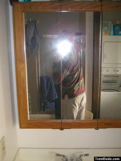 Striped shirt, small butt