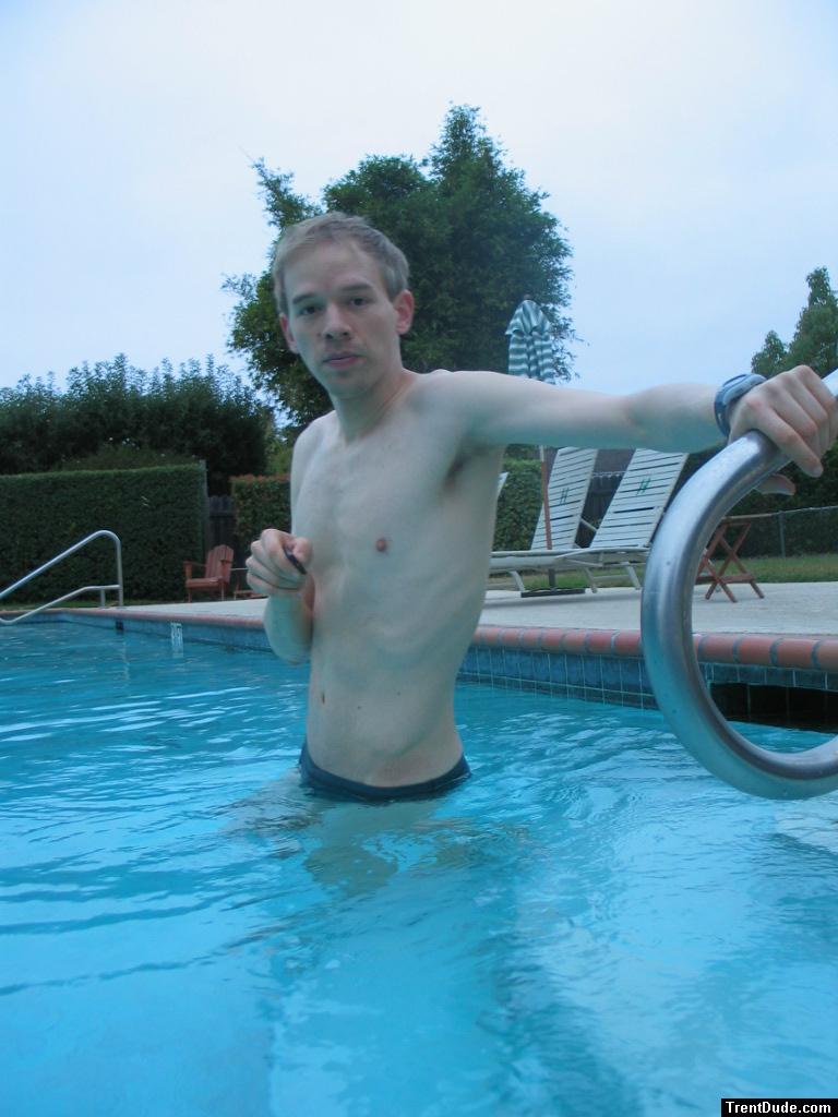 Green Nike speedo