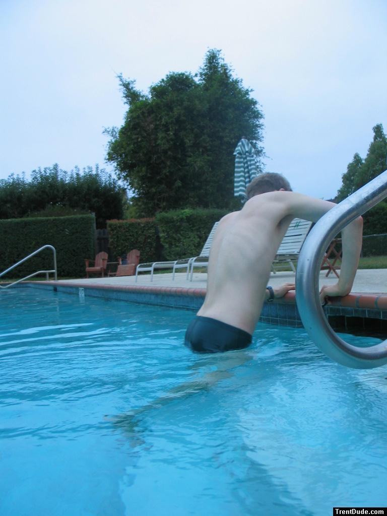 Green Nike speedo (rear)