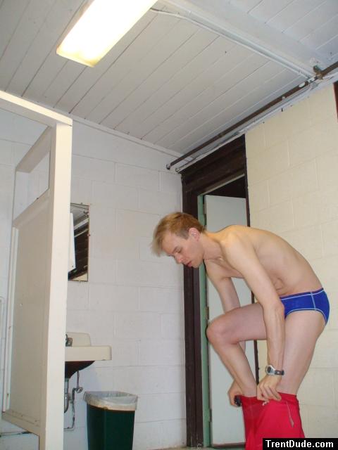 Wearing two swim suits?