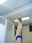 Speedo Fastskin swim brief - in the locker room