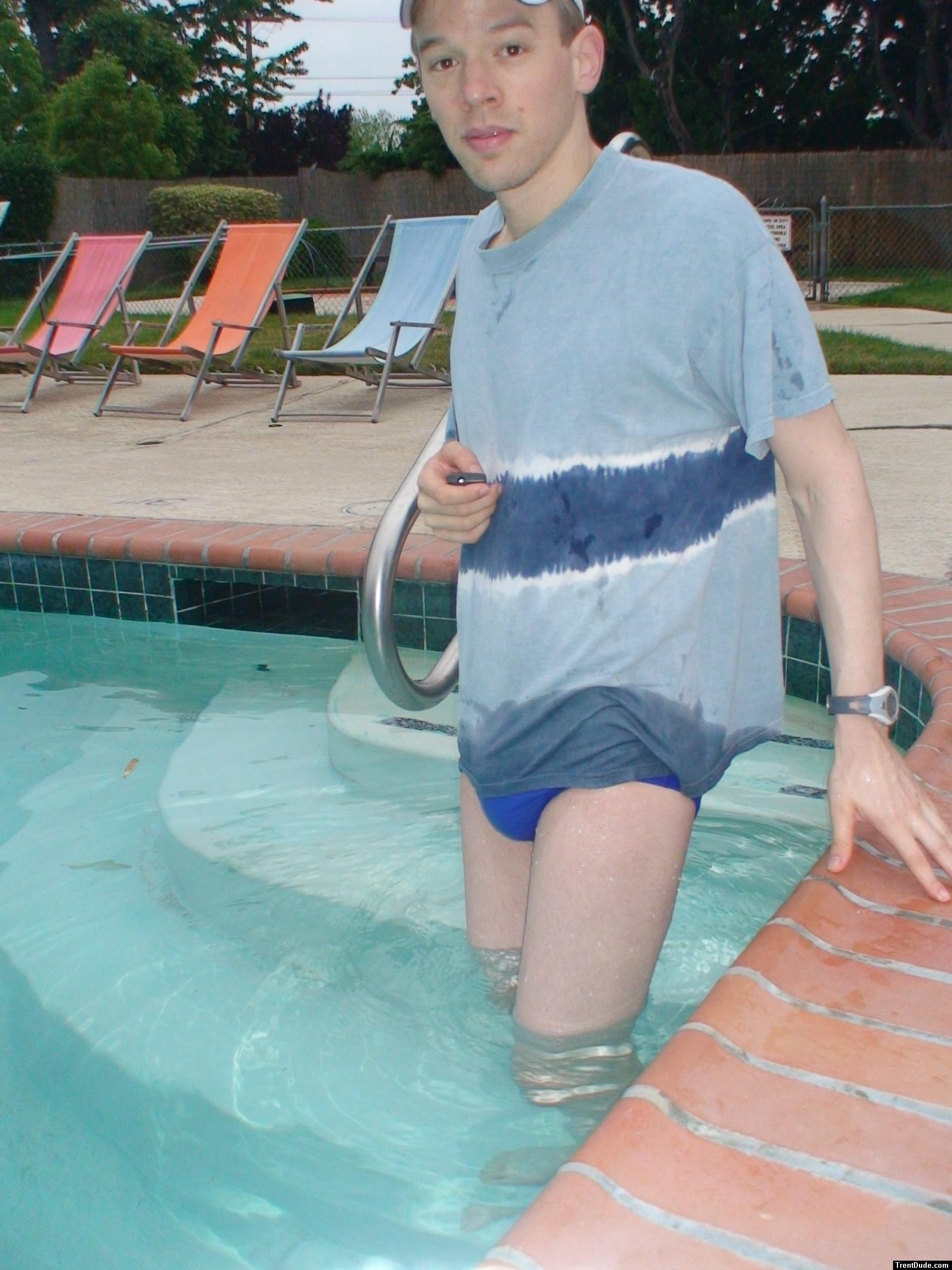 swimmer wearing a Nike swim brief