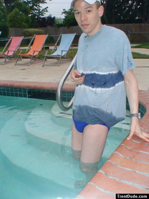 swimmer wearing a Nike swim brief