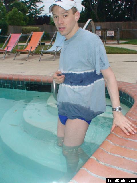 swimmer wearing a Nike swim brief