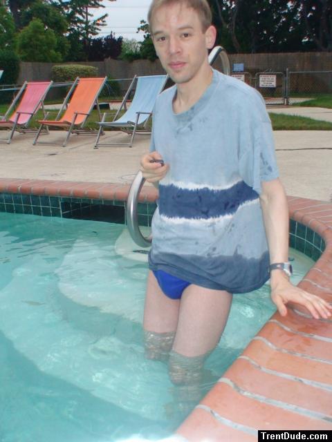 swimmer wearing a Nike swim brief
