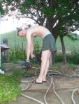 Exercising back muscles